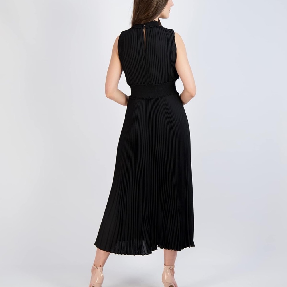 New Elie Tahari Black Maxi Dress size M - Picture 10 of 15